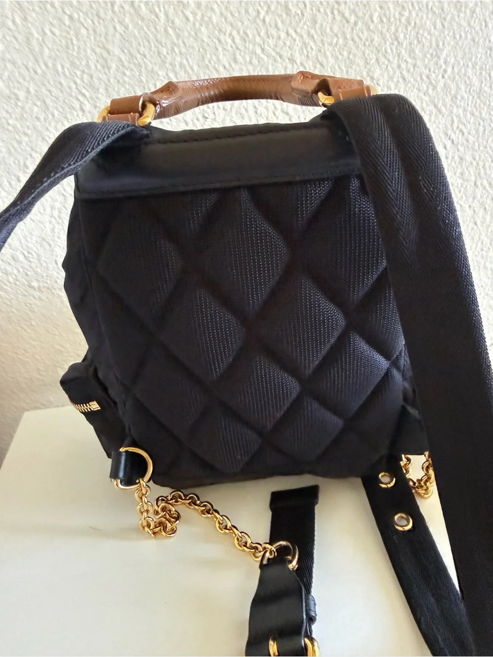 Burberry chic backpack